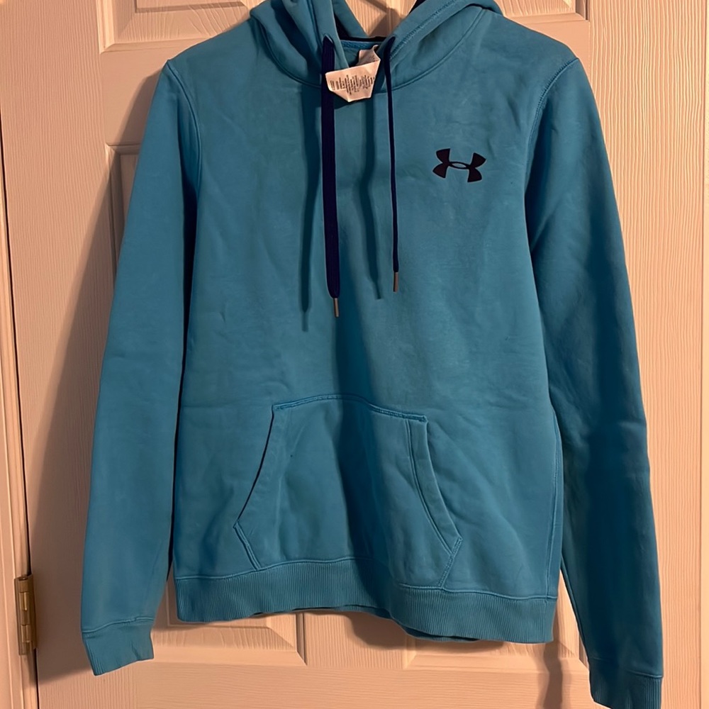 Under Armour Women’s Blue Sweatshirt Pullover Hoodie small